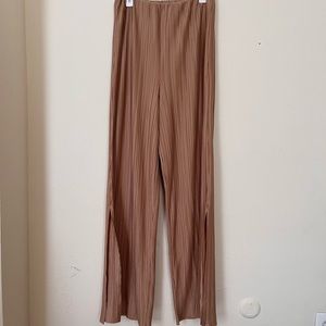 Boohoo Pleated Wide Leg Pants